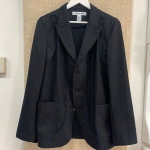 NWOT CDG distressed panel seams jacket